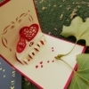 You and Me - Handmade 3D pop-up greeting card
