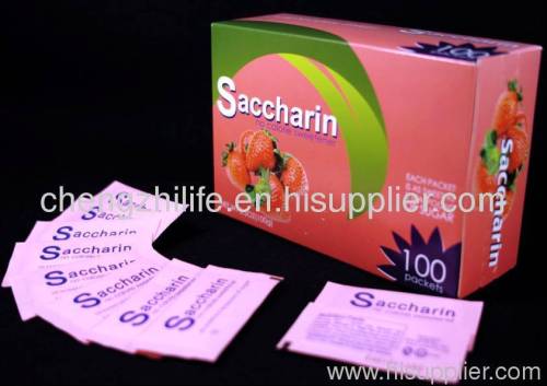 saccharin sachet