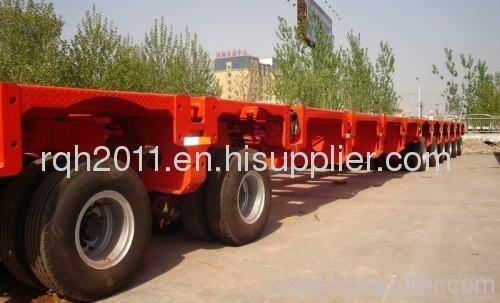 Hydraulic multi-axle modular trailer