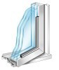 Energy saving glass window