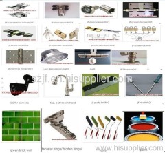 HINGE, DOOR STOPPER, DOOR VIEWER, BOLT, GOOD GURAD, PAD LOCK, barthroom accessories, road painting