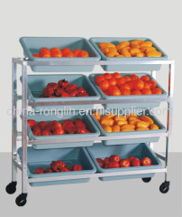 Open style Mobile shelving ( Eight boxes )