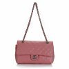 chanel 2.55 pink flap bag CC lock 1112