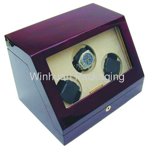 Luxury Wooden Watch Winder with Japanese Motor-TC-WO201