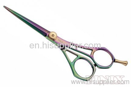 Beauty Rainbow Titanium Plated Hair Cutting Scissors