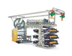 High efficience six colour paper flex printing press