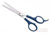 6.5&quot; Blue ABS Plastic Grip Barber Thinning Scissors