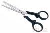 Special Design Black Plastic Grip Satin Finish Thinning Scissors