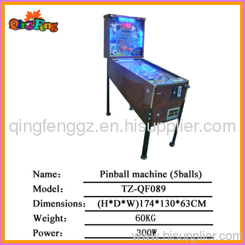 Pinball machine (5balls)