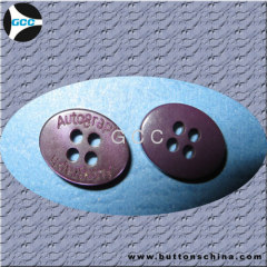 Purple Oval Button 4 hole for fashion shirt