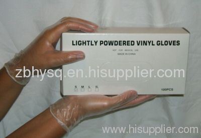 vinyl gloves disposable/Pvc glove/BLUE vinyl gloves/CE/FDA510k