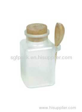 Square Bath Salt bottle plastic container cosmetic package