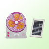 solar operated desk fan