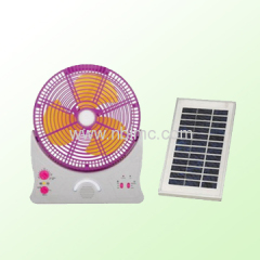 solar operated desk fan