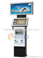 Double screen payment kiosk