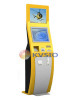 Dual screen ticketing vending kiosk