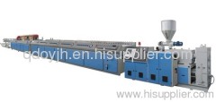 Pvc profiled material production line