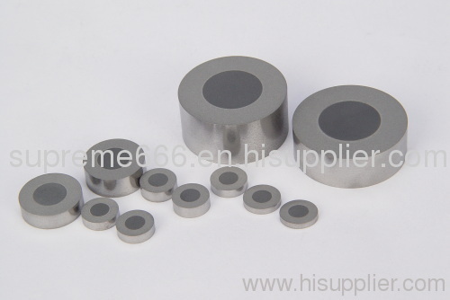 Tungsten-carbide-supported PCD die blanks