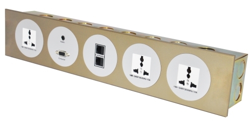 Multiple hotel socket special for luxury hotel (JS-FW105)