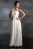 chiffon beaded one shoulder Evening Dress New Design