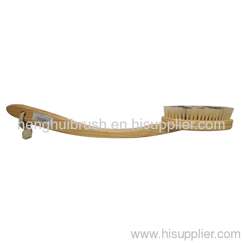 long handle pig hair bath brush