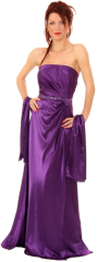 Knee length evening dresses