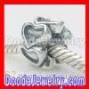 2012 Cheap european Sterling Silver Love Heart Charms Mother's Day Gift