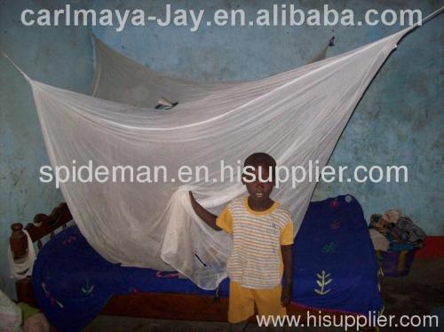 African Insecticide Treated Bed Canopy/Mosquito Net For Malaria