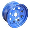 blue Golf cart rims