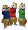 alvin and chipmunks mascot costume party costumes