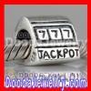 Silver european JACKPOT Charms Bead