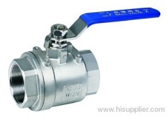 2 PCS thread ball valve st/st