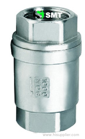 thread vertical rising check valve