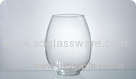 oval glass candle holders