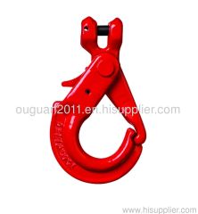 G80 Clevis Self-Locking Hook With Grip