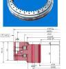 three-row roller slewing bearing with internal gear