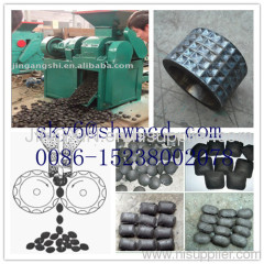 Coal and charcoal briquette pressing machine