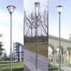 Garden lighting pole