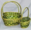 woven fancy wicker basket for gift