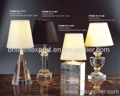 crystal table lamp