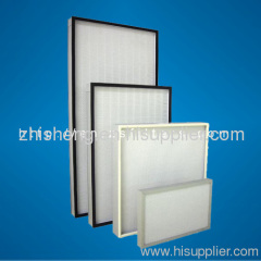 Mini-pleat hepa filter