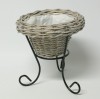 wicker planter