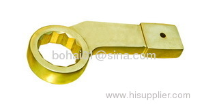 Bent striking box wrench,striking box bent wrench,bent slogging spanners wrenches