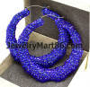 wholesale rhinestone bamboo earrings JBE007