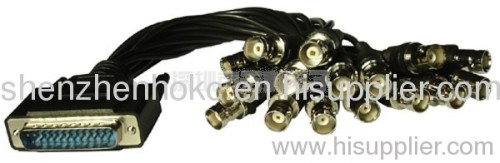 CCTV Cable, BNC 16 Cable Assemblies 25 Pins