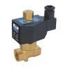 2W 2/2 way Mini Normal Open Pneumatic Solenoid Water Valve G1/8&quot; 220V AC Small Aperture Size Brass