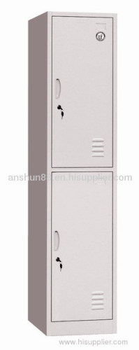 Two door steel locker