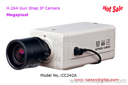 H.264 Megapixel Box IP Camera