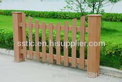 wood plastic fence