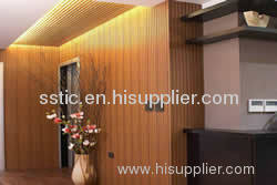 wood plastic wall